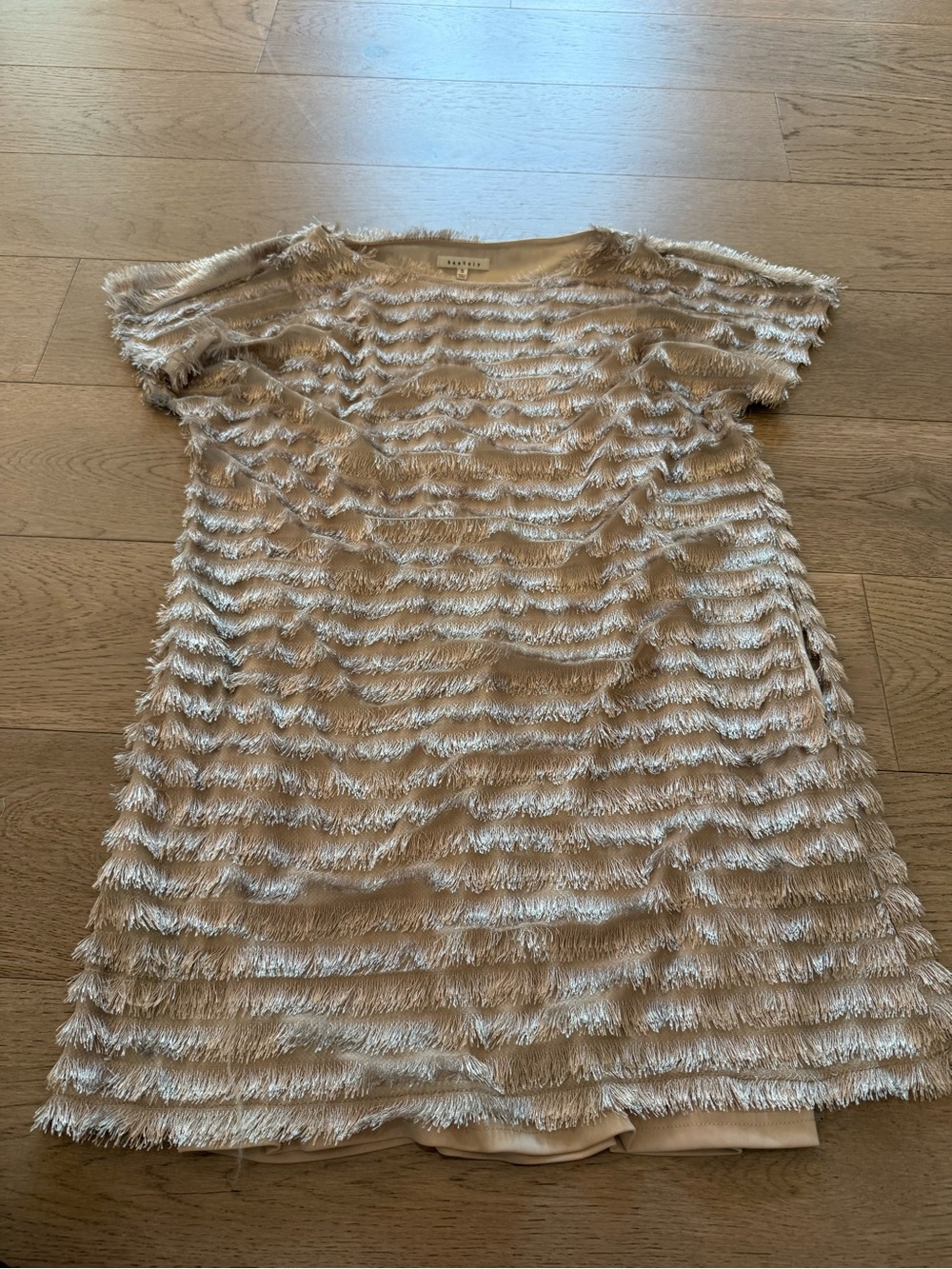 Textured Fringe Top